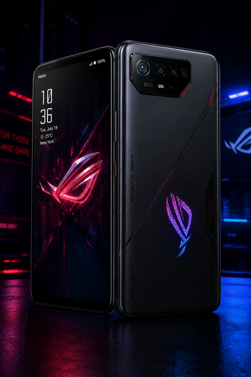 ROG Gaming Phone flagship Android gaming smartphone with AMOLED display and gaming performance